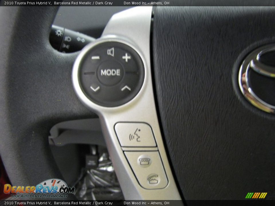 2010 Toyota Prius Hybrid V Barcelona Red Metallic / Dark Gray Photo #16
