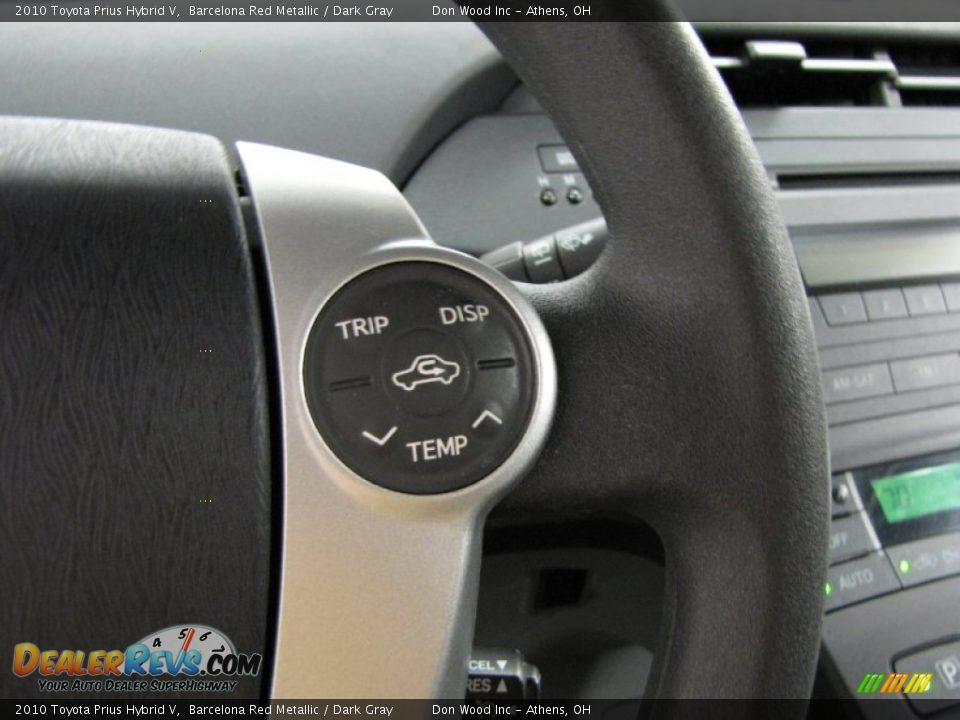 2010 Toyota Prius Hybrid V Barcelona Red Metallic / Dark Gray Photo #17