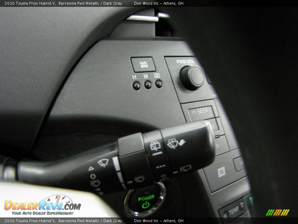 2010 Toyota Prius Hybrid V Barcelona Red Metallic / Dark Gray Photo #19