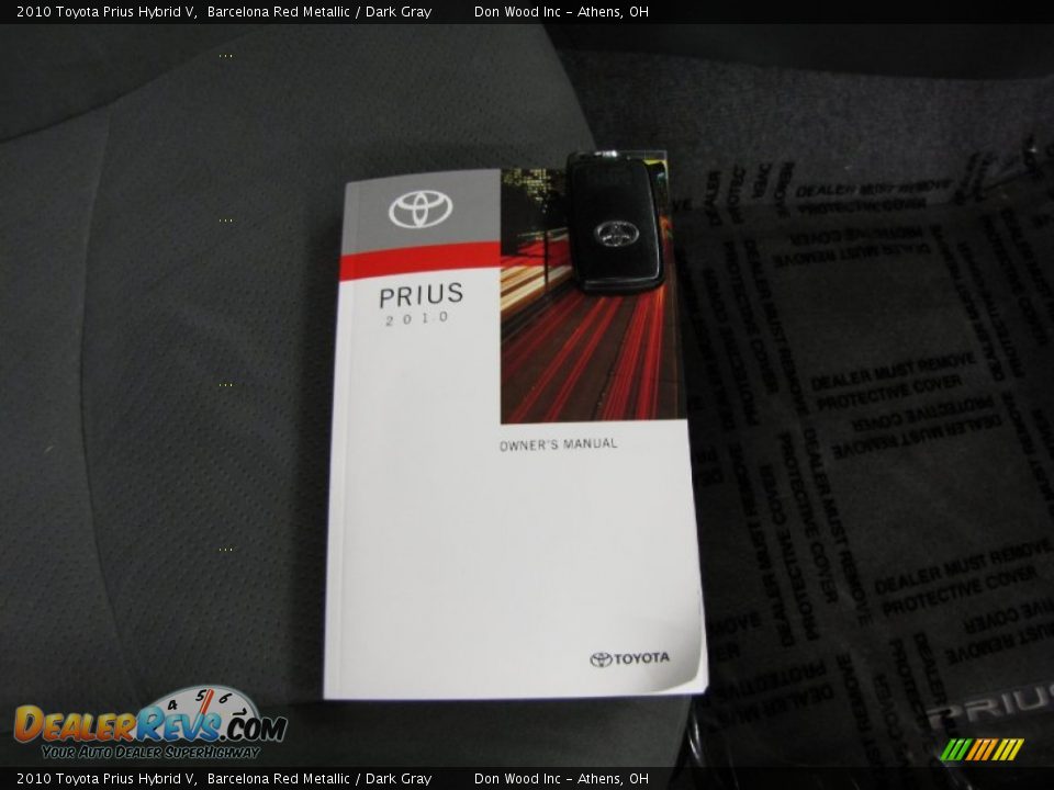 2010 Toyota Prius Hybrid V Barcelona Red Metallic / Dark Gray Photo #27