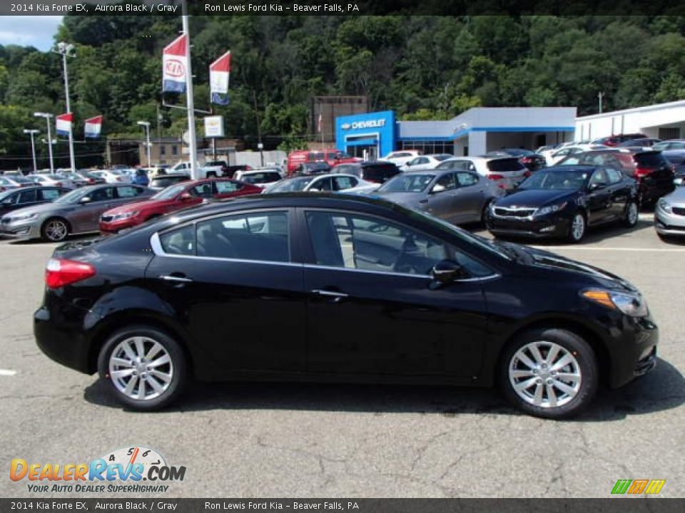 2014 Kia Forte EX Aurora Black / Gray Photo #1