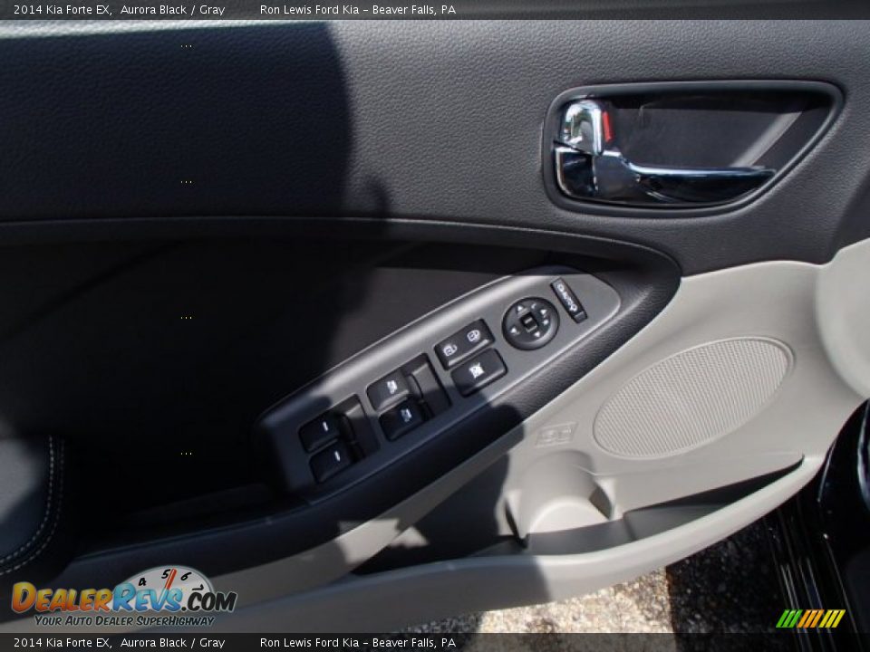 2014 Kia Forte EX Aurora Black / Gray Photo #14