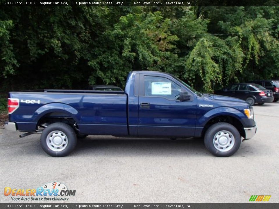 Blue Jeans Metallic 2013 Ford F150 XL Regular Cab 4x4 Photo #1