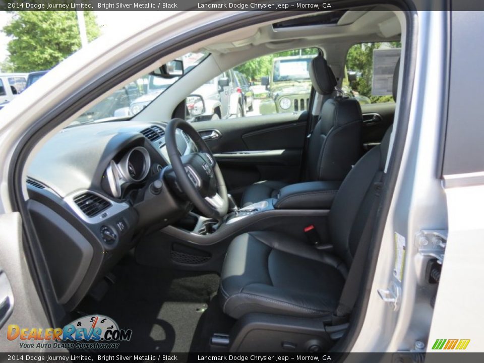 2014 Dodge Journey Limited Bright Silver Metallic / Black Photo #6