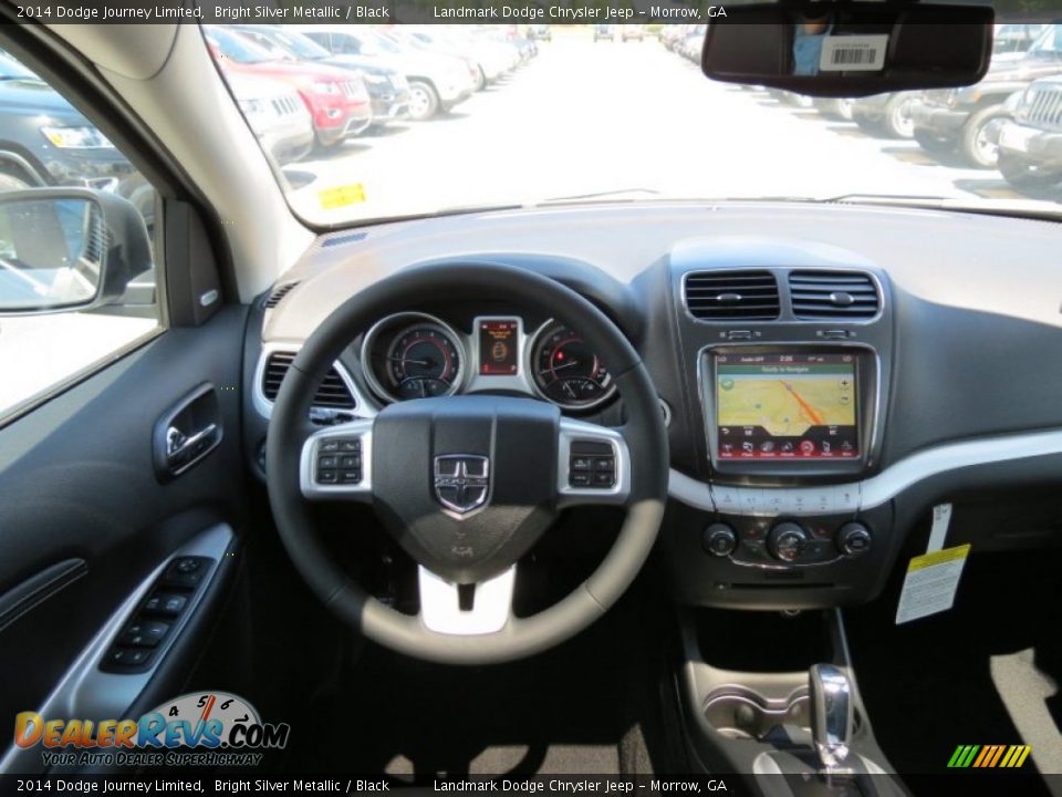 2014 Dodge Journey Limited Bright Silver Metallic / Black Photo #8