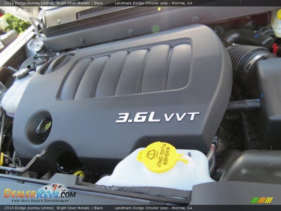 2014 Dodge Journey Limited Bright Silver Metallic / Black Photo #9