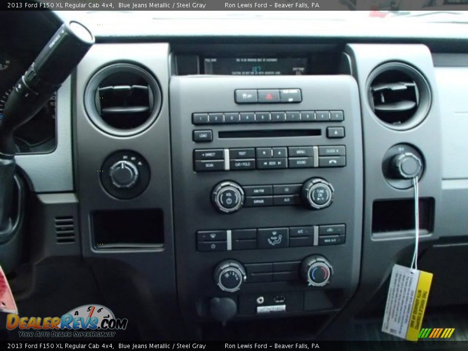 2013 Ford F150 XL Regular Cab 4x4 Blue Jeans Metallic / Steel Gray Photo #14