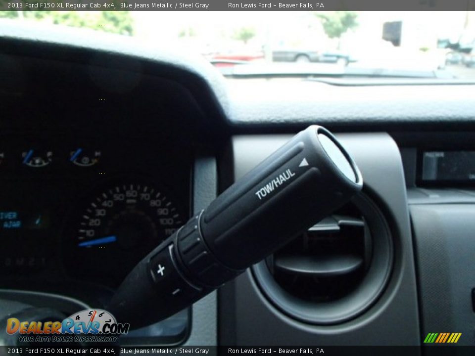 2013 Ford F150 XL Regular Cab 4x4 Blue Jeans Metallic / Steel Gray Photo #18