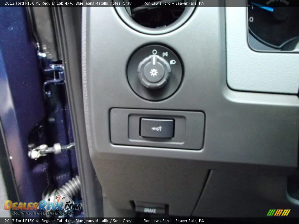 2013 Ford F150 XL Regular Cab 4x4 Blue Jeans Metallic / Steel Gray Photo #19