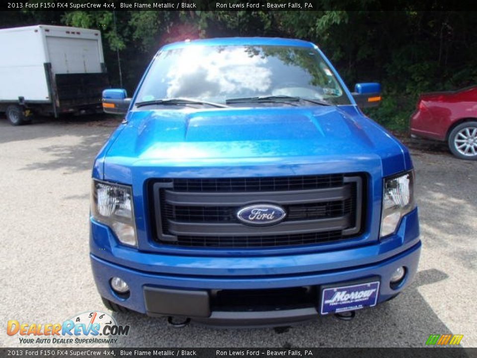 2013 Ford F150 FX4 SuperCrew 4x4 Blue Flame Metallic / Black Photo #3
