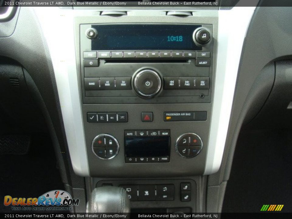 2011 Chevrolet Traverse LT AWD Dark Blue Metallic / Ebony/Ebony Photo #11