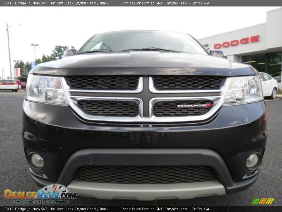 2013 Dodge Journey SXT Brilliant Black Crystal Pearl / Black Photo #2