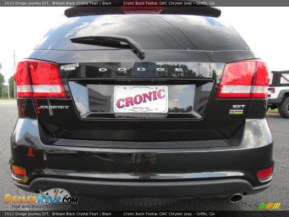 2013 Dodge Journey SXT Brilliant Black Crystal Pearl / Black Photo #6