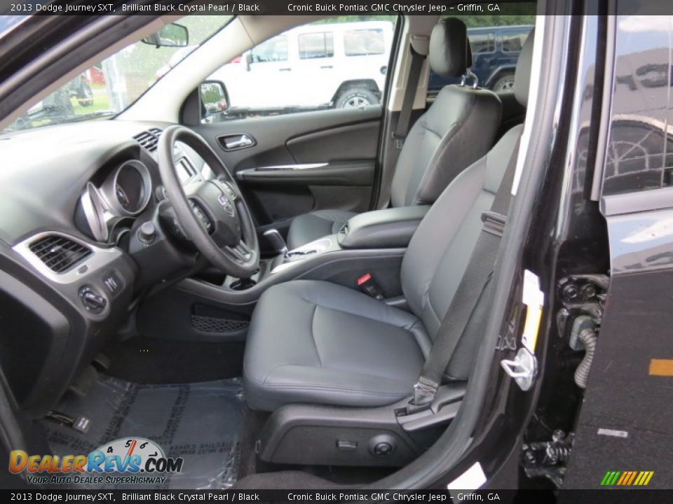 2013 Dodge Journey SXT Brilliant Black Crystal Pearl / Black Photo #10
