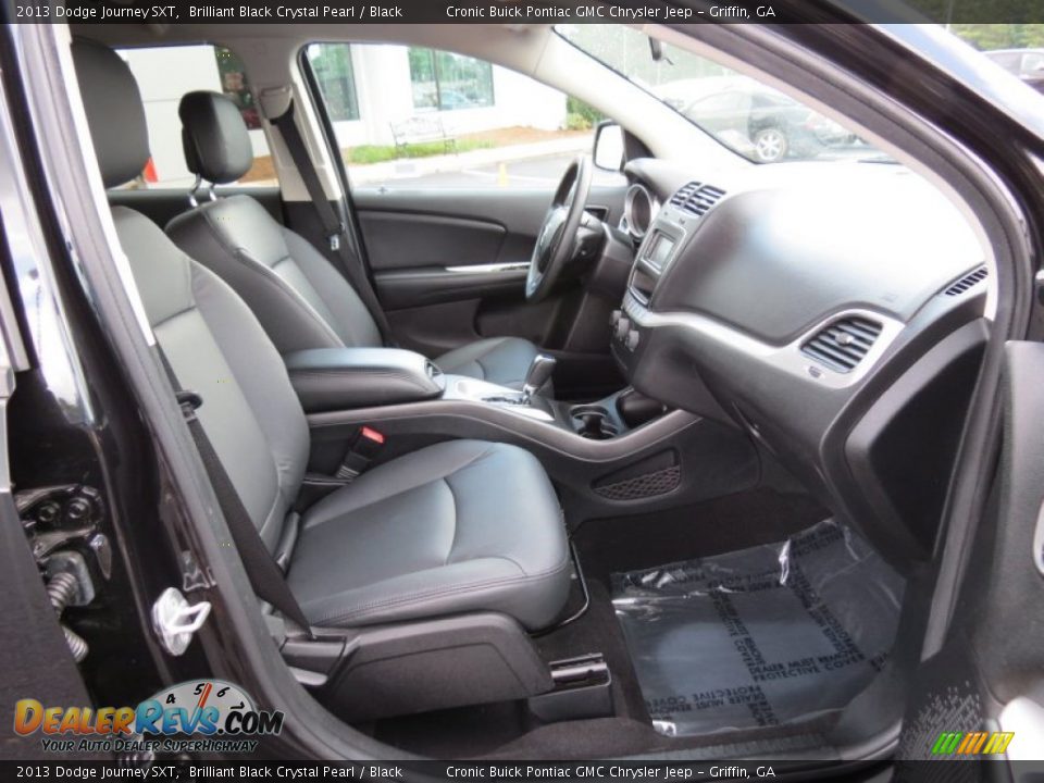 2013 Dodge Journey SXT Brilliant Black Crystal Pearl / Black Photo #18