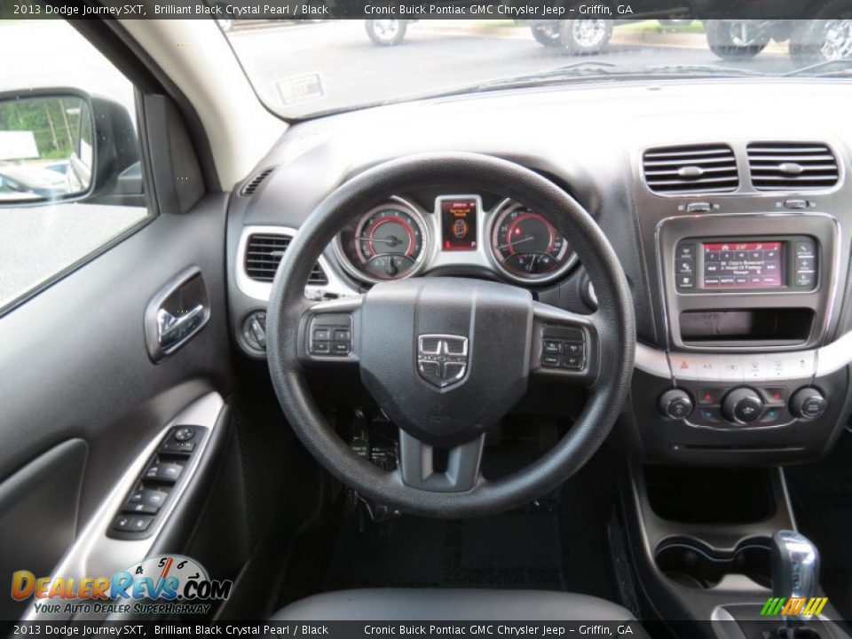 2013 Dodge Journey SXT Brilliant Black Crystal Pearl / Black Photo #22
