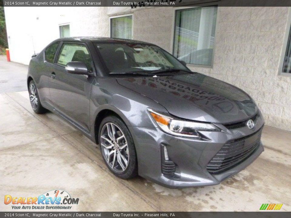 2014 Scion tC Magnetic Gray Metallic / Dark Charcoal Photo #1