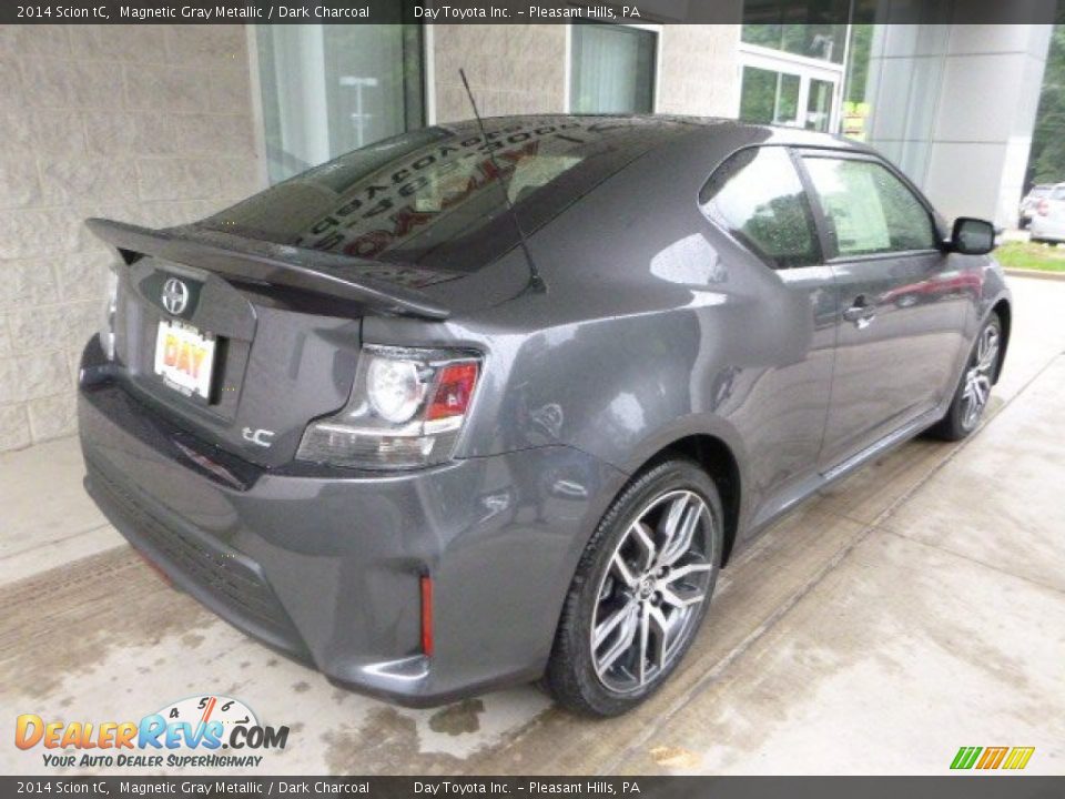 2014 Scion tC Magnetic Gray Metallic / Dark Charcoal Photo #3