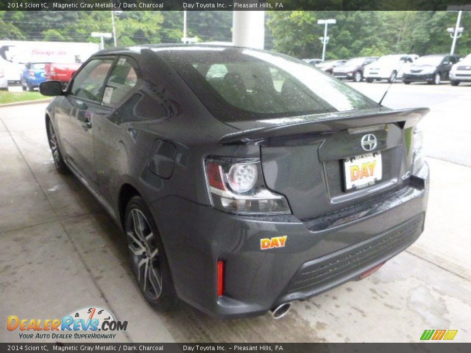 2014 Scion tC Magnetic Gray Metallic / Dark Charcoal Photo #5