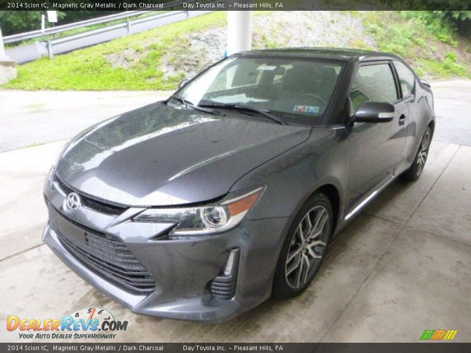 2014 Scion tC Magnetic Gray Metallic / Dark Charcoal Photo #6
