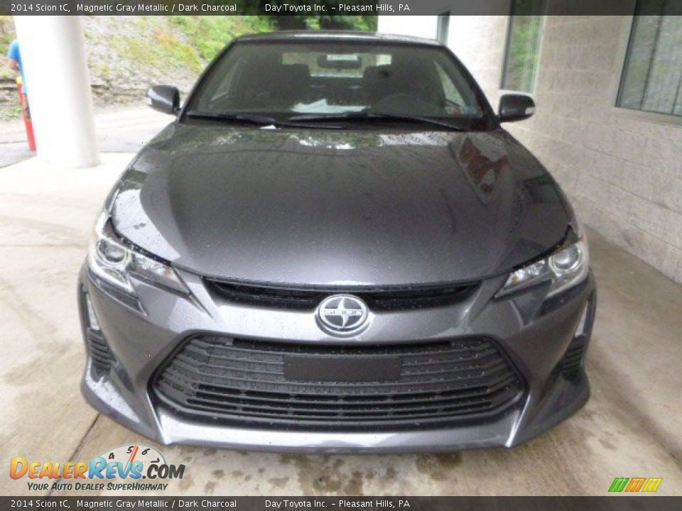 2014 Scion tC Magnetic Gray Metallic / Dark Charcoal Photo #7