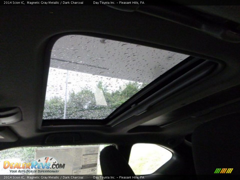 2014 Scion tC Magnetic Gray Metallic / Dark Charcoal Photo #17