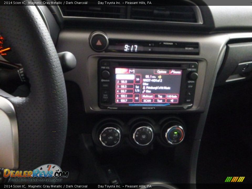 2014 Scion tC Magnetic Gray Metallic / Dark Charcoal Photo #18