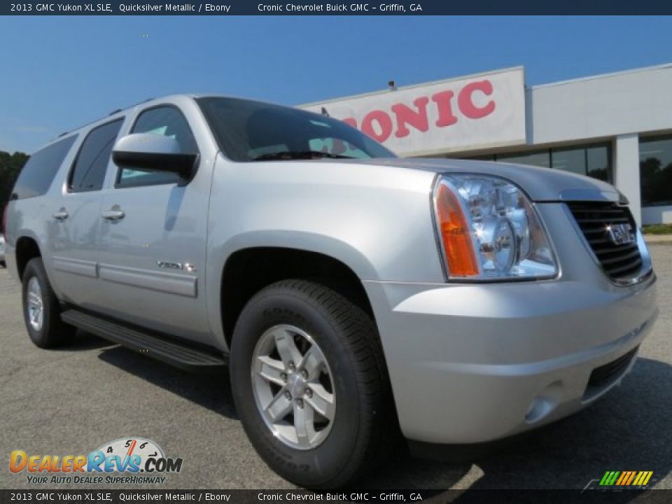2013 GMC Yukon XL SLE Quicksilver Metallic / Ebony Photo #1