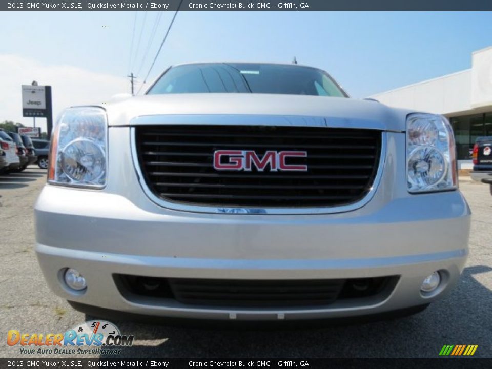 2013 GMC Yukon XL SLE Quicksilver Metallic / Ebony Photo #2