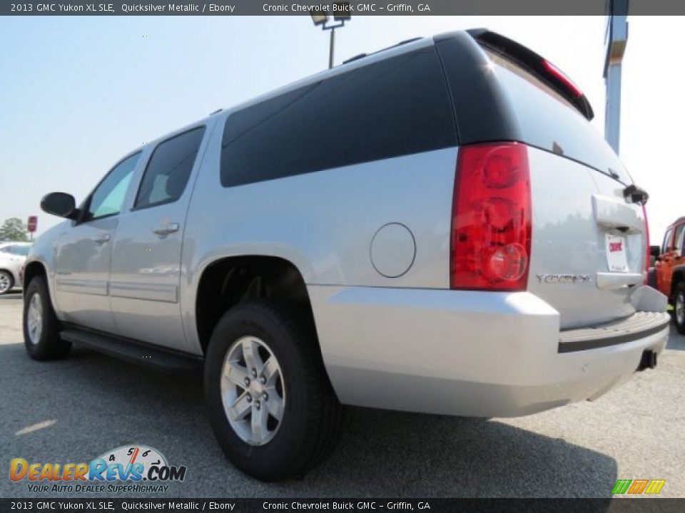 2013 GMC Yukon XL SLE Quicksilver Metallic / Ebony Photo #5
