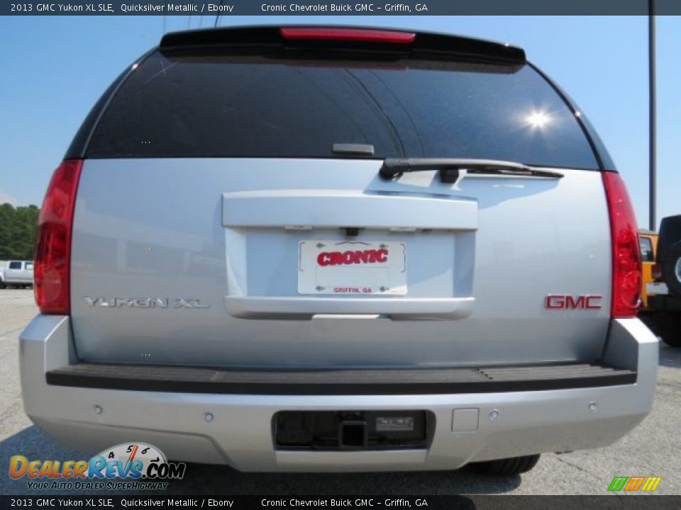 2013 GMC Yukon XL SLE Quicksilver Metallic / Ebony Photo #6