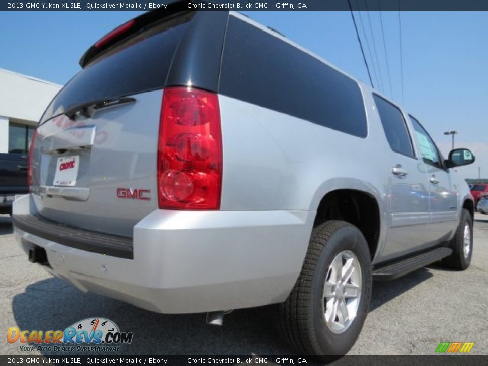 2013 GMC Yukon XL SLE Quicksilver Metallic / Ebony Photo #7