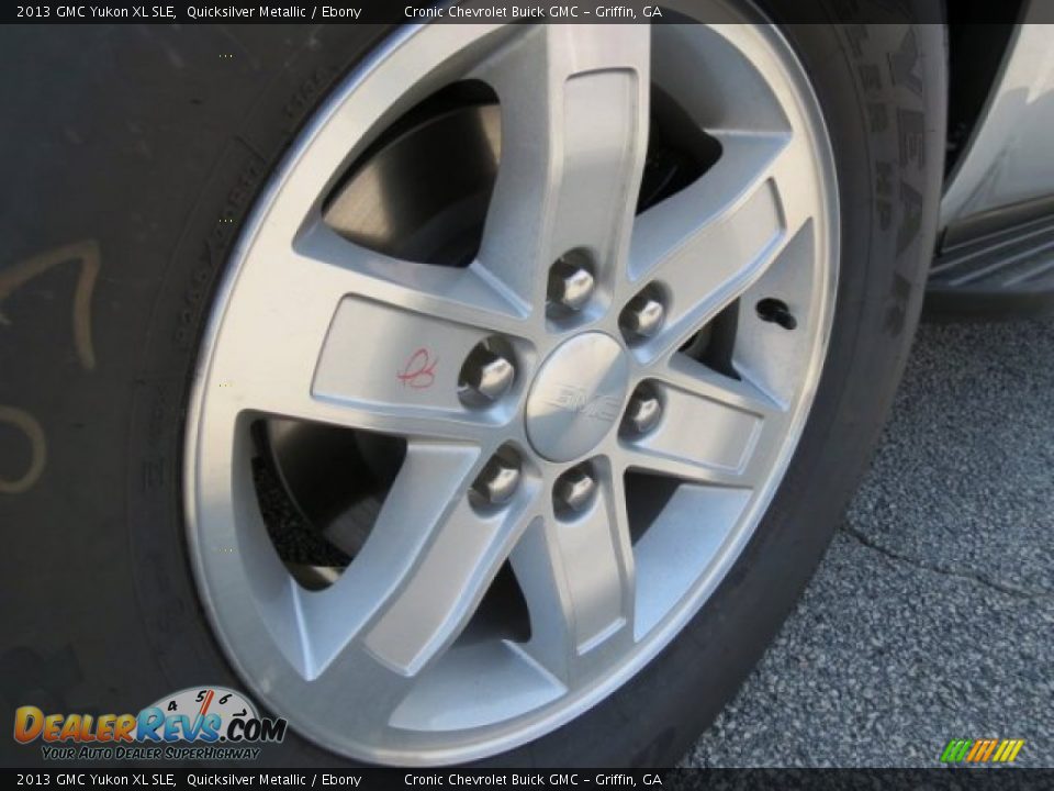 2013 GMC Yukon XL SLE Quicksilver Metallic / Ebony Photo #9