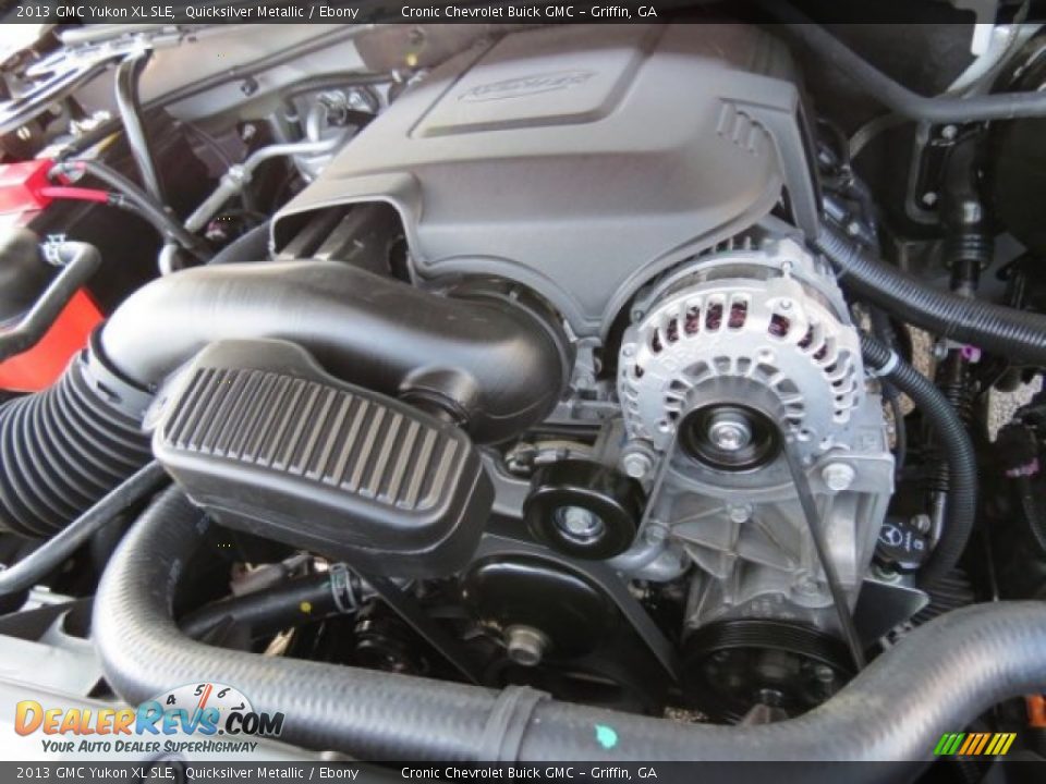 2013 GMC Yukon XL SLE Quicksilver Metallic / Ebony Photo #10