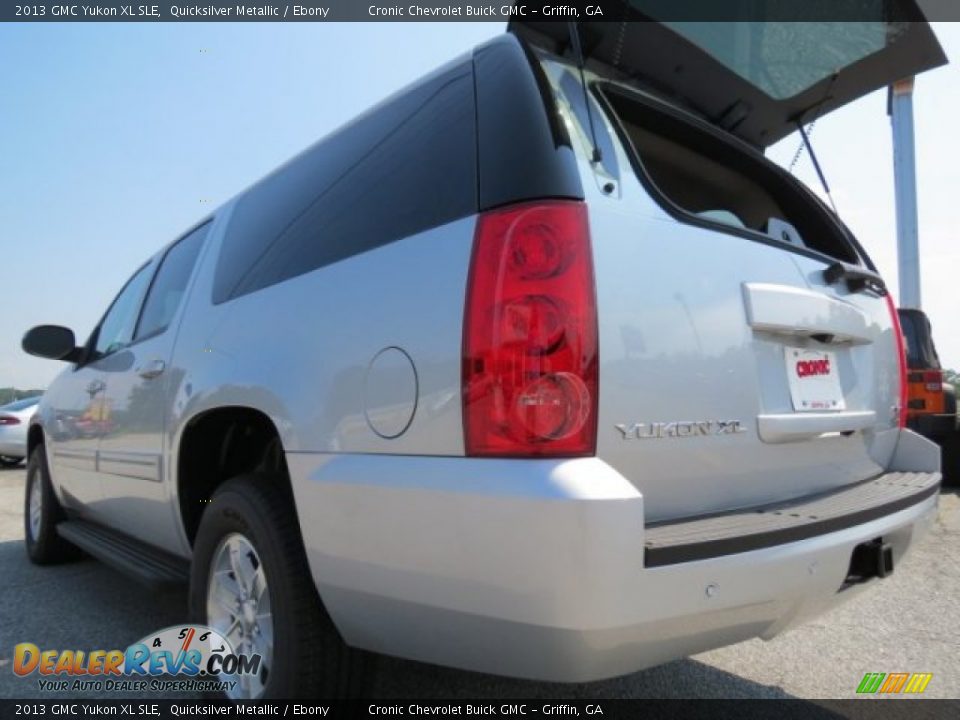 2013 GMC Yukon XL SLE Quicksilver Metallic / Ebony Photo #13