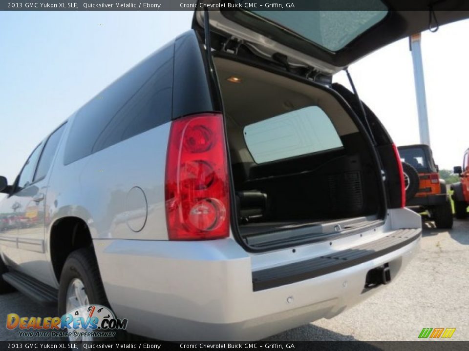 2013 GMC Yukon XL SLE Quicksilver Metallic / Ebony Photo #14