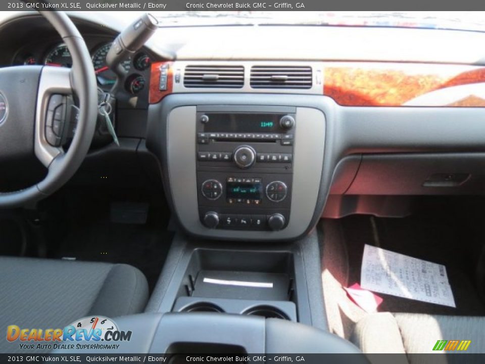 2013 GMC Yukon XL SLE Quicksilver Metallic / Ebony Photo #16