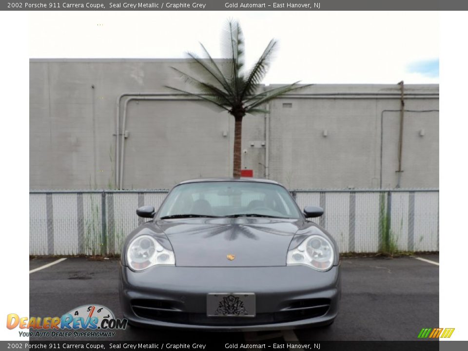 2002 Porsche 911 Carrera Coupe Seal Grey Metallic / Graphite Grey Photo #2