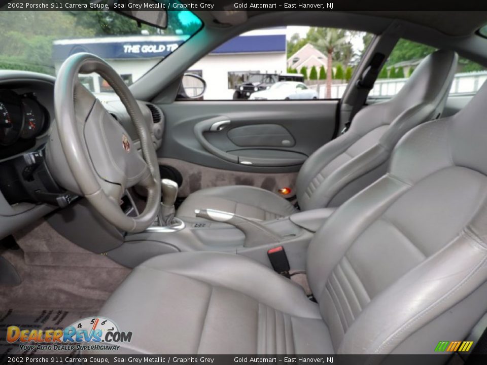 Graphite Grey Interior - 2002 Porsche 911 Carrera Coupe Photo #5