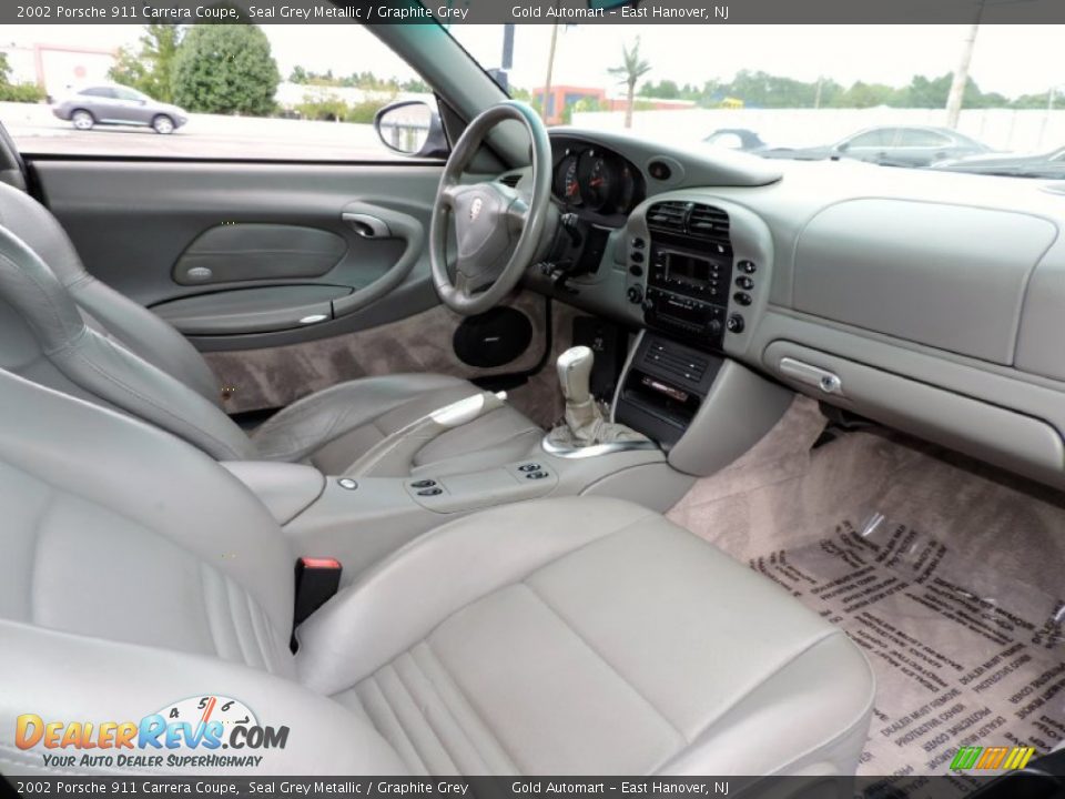 Graphite Grey Interior - 2002 Porsche 911 Carrera Coupe Photo #12