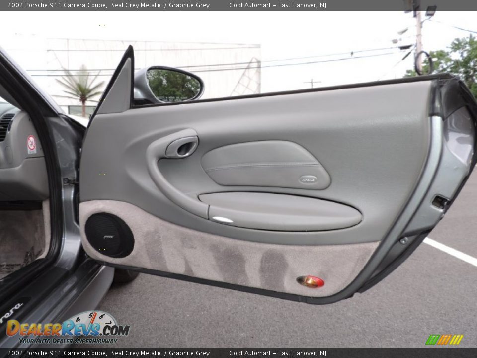 Door Panel of 2002 Porsche 911 Carrera Coupe Photo #14