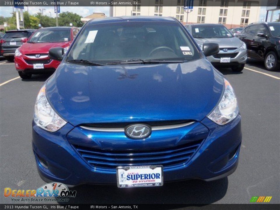 2013 Hyundai Tucson GL Iris Blue / Taupe Photo #2