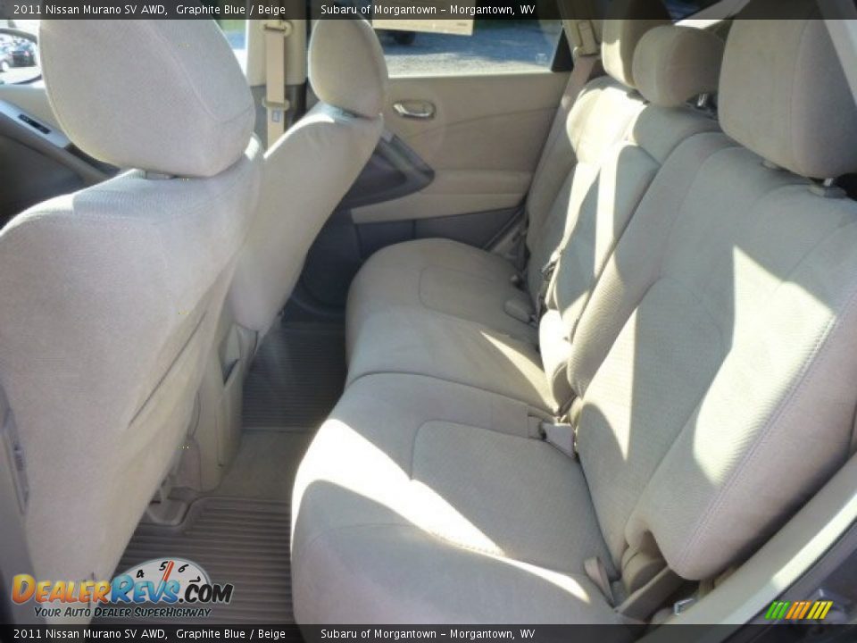 2011 Nissan Murano SV AWD Graphite Blue / Beige Photo #6