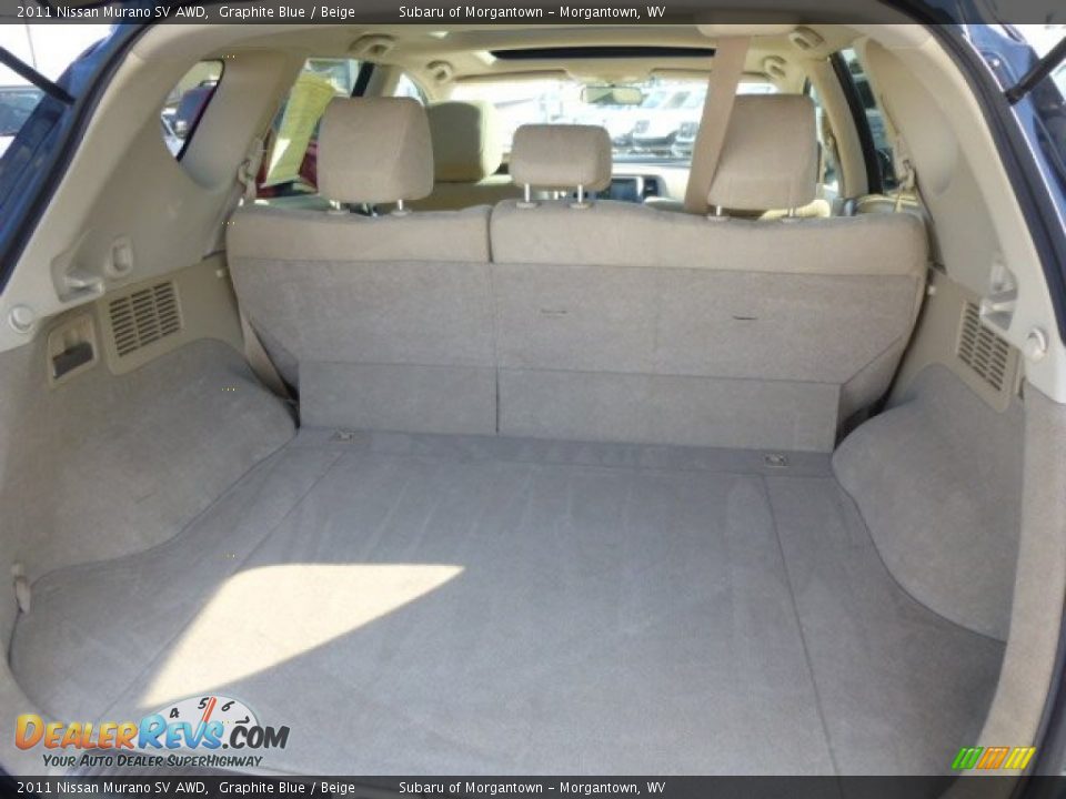 2011 Nissan Murano SV AWD Graphite Blue / Beige Photo #14