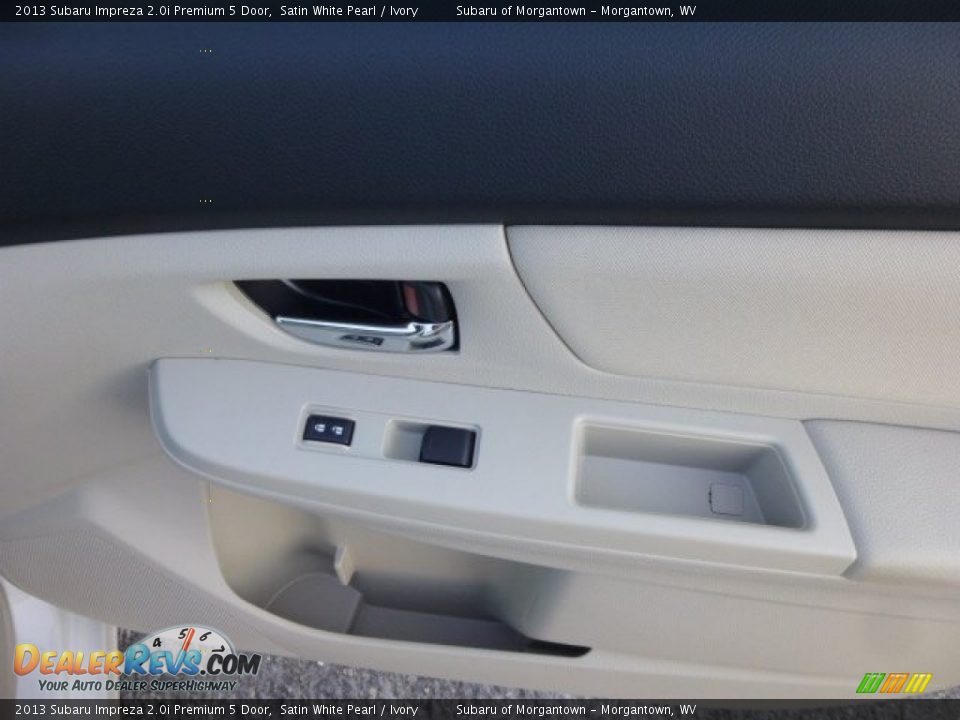 2013 Subaru Impreza 2.0i Premium 5 Door Satin White Pearl / Ivory Photo #11