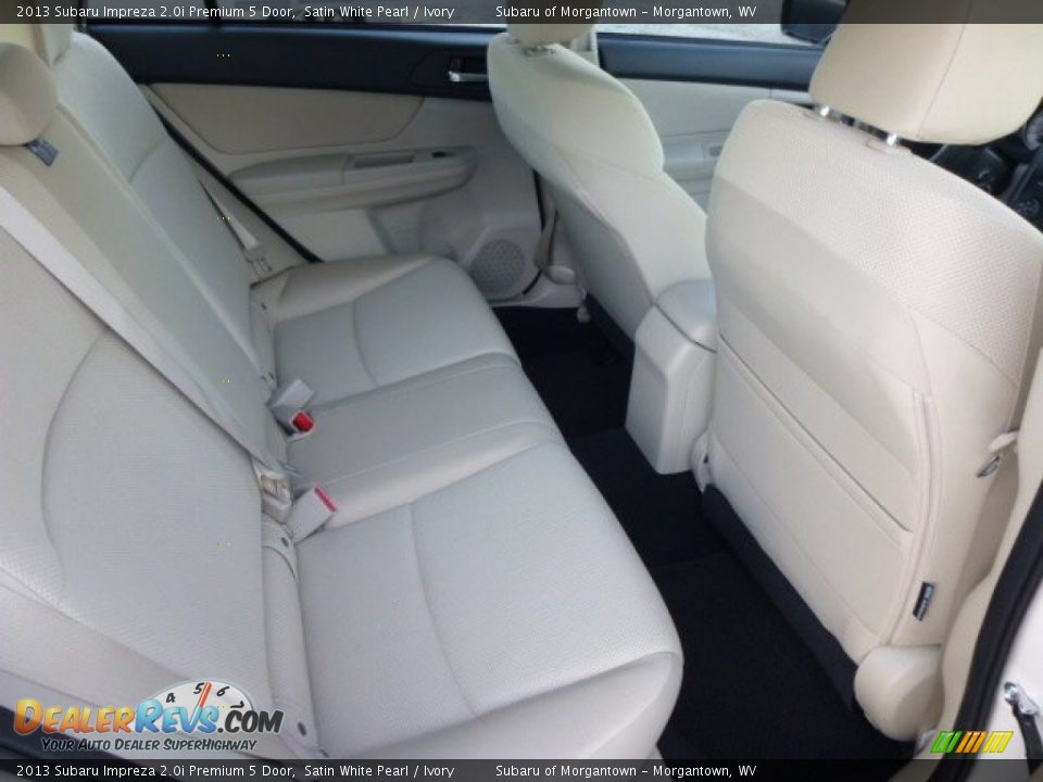 2013 Subaru Impreza 2.0i Premium 5 Door Satin White Pearl / Ivory Photo #12