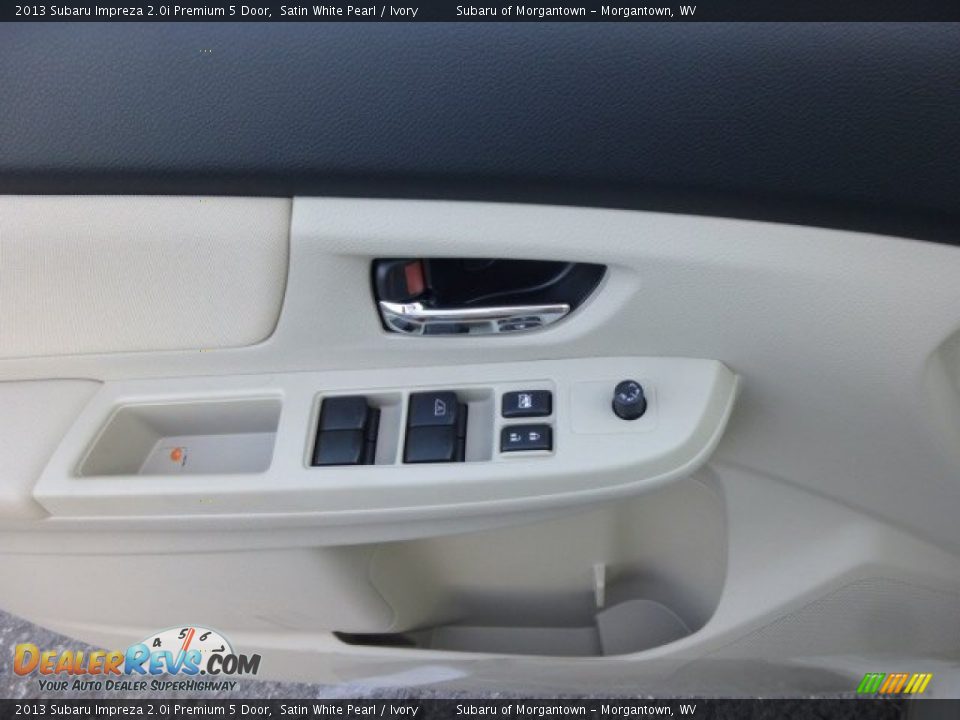 2013 Subaru Impreza 2.0i Premium 5 Door Satin White Pearl / Ivory Photo #18