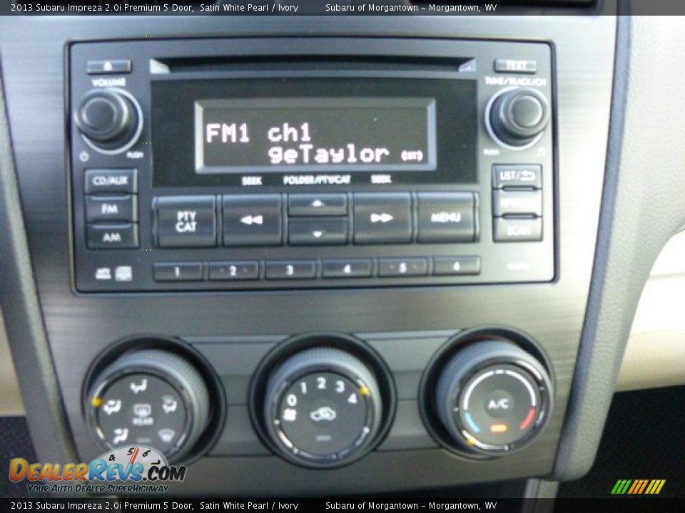 2013 Subaru Impreza 2.0i Premium 5 Door Satin White Pearl / Ivory Photo #19