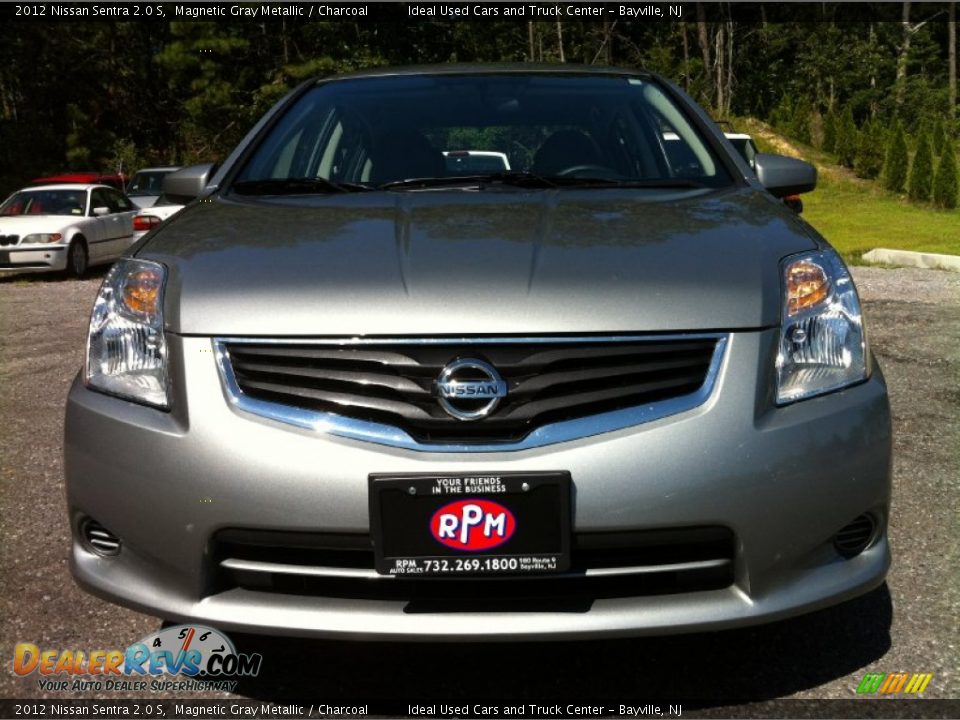 2012 Nissan Sentra 2.0 S Magnetic Gray Metallic / Charcoal Photo #2