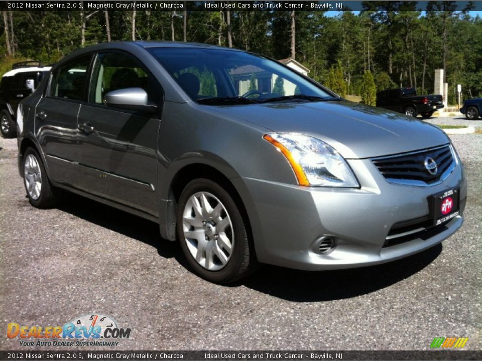 2012 Nissan Sentra 2.0 S Magnetic Gray Metallic / Charcoal Photo #3